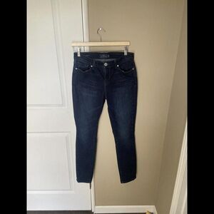 Lucky Brand Womens Brooke Skinny Ankle Jeans Stretch Dark Wash